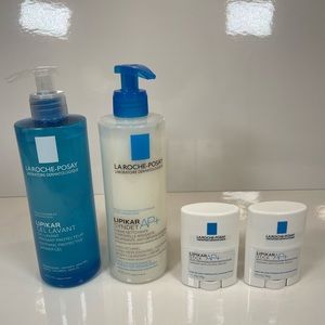 New La Roche Posay Lipikar 4 pieces
